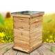 Beekeeping Hives Complete 10-Frame Beehive Kit – Wax-Coated Fir Wood Apicultura Bee Box Beehive Kit