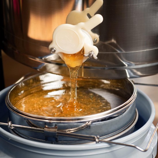 Honey Strainer Stainless Steel Honey Filter Double Sieve Honey Debris Strainer Honey Extractor Equipment