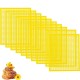 10 Pcs 10 Frame Plastic Queen Excluder Queen Bee Excluder for Bee Hive Beekeeping, Separating Queen Bees from Honey, Beekeepers Looking to Harvest Honey (Yellow,10 Frame)