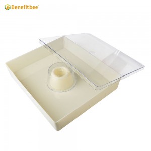 Beekeeping Supplies Hive Top Bee Feeder with Clear Cover for 10 Frame Beehive, 1.5 Gallons (6L)