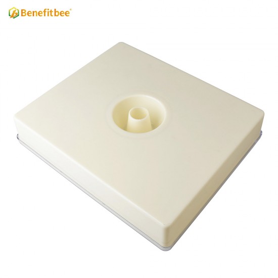 Beekeeping Supplies Hive Top Bee Feeder with Clear Cover for 10 Frame Beehive, 1.5 Gallons (6L)