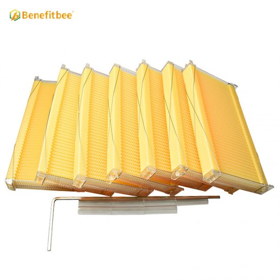 Beekeeping Production Auto Beehive frame Honey Comb Plastic Frame Automatic Honey Flowing Bee Hive Frames