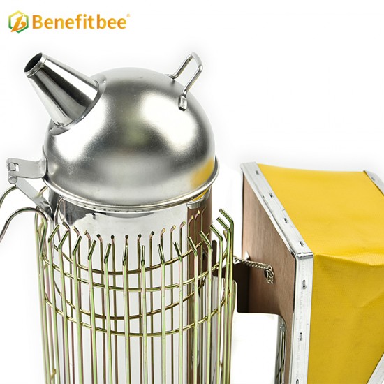 Bigger Capacity Stainless Steel Honey Bee Beekeeping Bee Smoker with Bellow