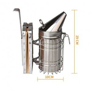 Hive Tools Stainless Steel Benefitbee Honey Keeper Bee Hive Smoker Leather Bee Smoker