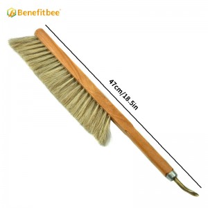 Beekeeping Brush for Beekeepers  Horsehair Bee Brush with Wooden Handle, Bee Hive Supplies Beekeeping Equipment