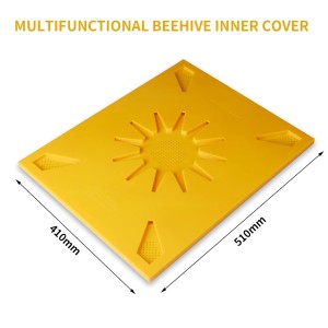Beehive Inner Cover Multifunction 10 Frame Langstroth Bee hive Box Inner Cover for Beekeeping(51cm*41cm)