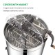 Beekeeping Equipment Seamless Manual Honey Centrifuge Dadant  2 Frame Honey Extractor