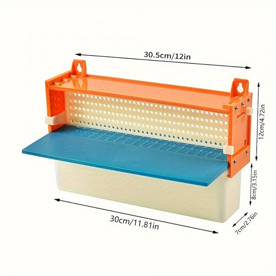 Pollen Collector Tray, Removable Pollen Trap Collector Plastic Practical Beekeeper Bee Pollen Tray with Tray Entrance for Home Outdoor