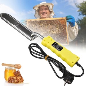 Honey Uncapping Knife, Electric Honey Extractor, Portable Stainless Steel Uncapping Knife, 0-180℃ Adjustable Temperature for Apiary, Beekeeper