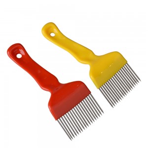 2PCS Bee Keeping Uncapping Fork, 18-Pin Stainless Steel Honey Extraction Tool