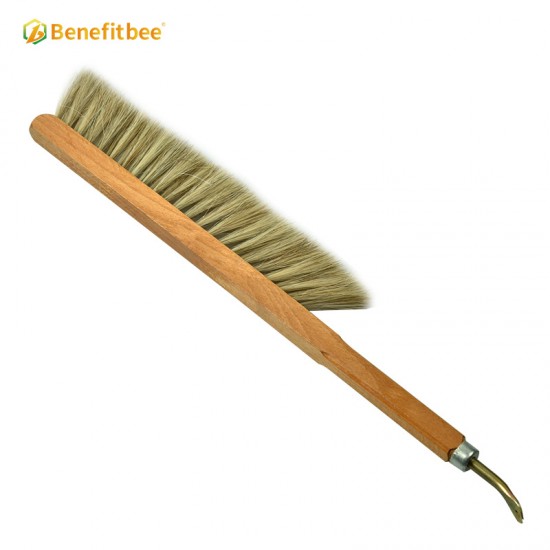 Beekeeping Brush for Beekeepers  Horsehair Bee Brush with Wooden Handle, Bee Hive Supplies Beekeeping Equipment