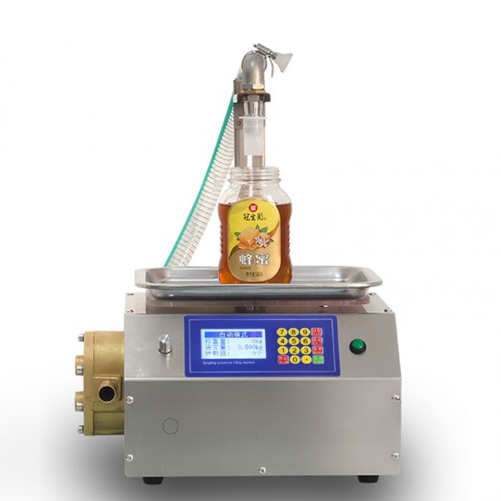 Accuracy Honey Peanut Butter Filler Weighting Oil Jar Cosmetics Lotion Filling Machine