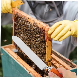 2Pcs Stainless Steel Uncapping Knife Honey Uncapping Knife Beekeeping Knife for Harvesting and Extracting Honey,Beekeeping Tools and Equipment