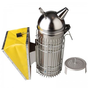 Bigger Capacity Stainless Steel Honey Bee Beekeeping Bee Smoker with Bellow