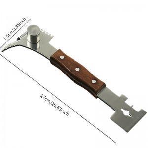 Bee Hive Tool Multifunctional Bee Keeper Tool Lift Tool Beehive Scraper Tool Essential Beekeeping Supplies