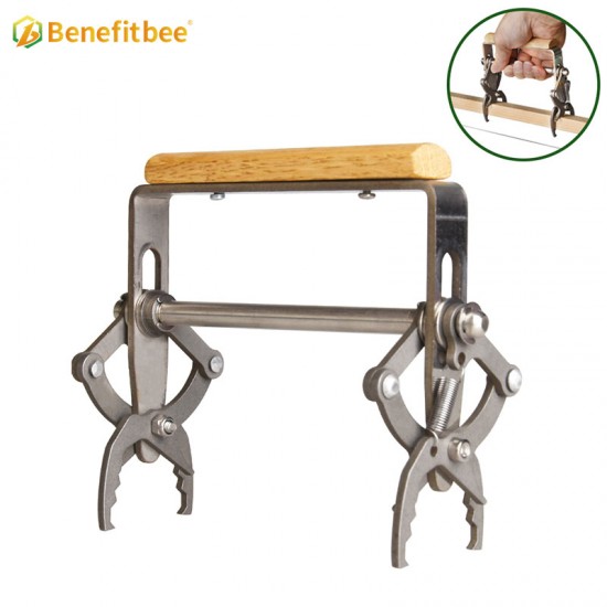 Beekeeping Frame Gripper Tool Stainless Steel Frame Holder Clamp for Beehive