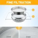 Agricultural beekeeping harvesting honey tools Stainless steel double strainer