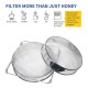 Agricultural beekeeping harvesting honey tools Stainless steel double strainer