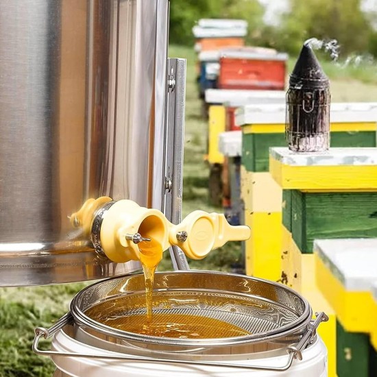 Agricultural beekeeping harvesting honey tools Stainless steel double strainer