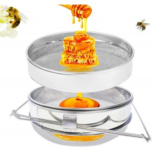 Agricultural beekeeping harvesting honey tools Stainless steel double strainer