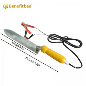 Stainless Steel Beekeeping Hot Knife Uncapping Decapping Bee Honey Equipment Bee Hive Hand Tool 12V/65Wt