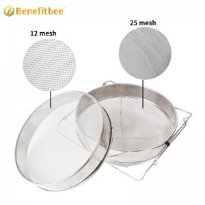 Honey Strainer Stainless Steel Honey Filter Double Sieve Honey Debris Strainer Honey Extractor Equipment Honey Strainer Stainless Steel Honey Filter Double Sieve Honey Debris Strainer Honey Extractor Equipment