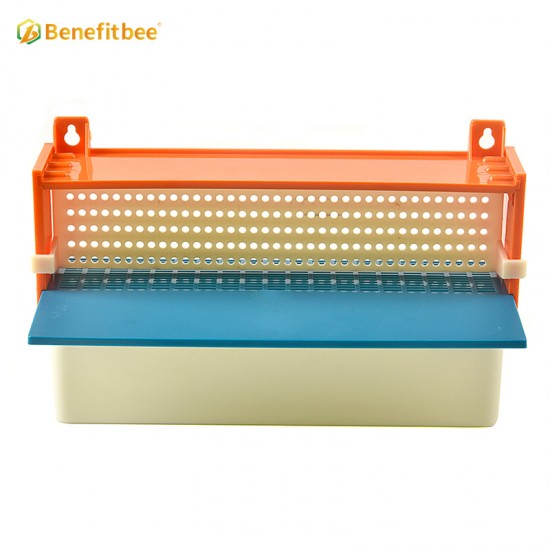 Pollen Collector Tray, Removable Pollen Trap Collector Plastic Practical Beekeeper Bee Pollen Tray with Tray Entrance for Home Outdoor
