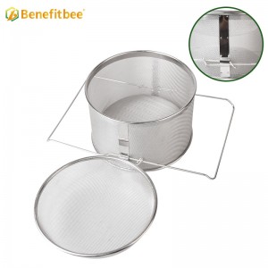 Golden Palace Honey Strainer, Stainless Steel Honey Strainer, Double Sieve, Beekeeping Supplies, Food Grade 304 Stainless Steel Sieve